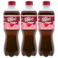 Dr Pepper Soda, Strawberries & Cream, 6 Each