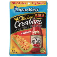 StarKist Chicken Creations Chicken in Sauce, Premium, White, Buffalo Style, Bold, 2.6 Ounce