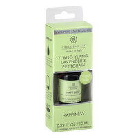 Chesapeake Bay Mind & Body Essential Oil, 100% Pure, Ylang Ylang, Lavender & Petitgrain, Happiness, 0.33 Ounce