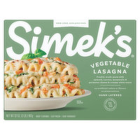 Simek's Lasagna, Vegetable, 32 Ounce