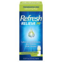 Refresh Relieva PF Eye Drops, Lubricant, 0.33 Fluid ounce