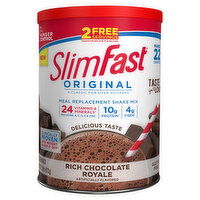 SlimFast Original Meal Replacement Shake Mix, Rich Chocolate Royale, 1.26 Pound