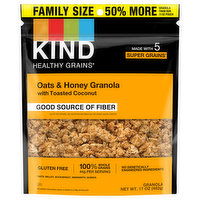 Kind Healthy Grains Granola, Oats & Honey, Family Size, 17 Ounce