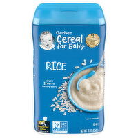 Gerber Cereal for Baby Cereal, Rice, Supported Sitter 1st Foods, 16 Ounce