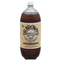 Dr Brown's Cream Soda, Diet, 67.6 Ounce