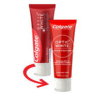 Colgate Optic White Stain Fighter Teeth Whitening Toothpaste, 4.2 Ounce