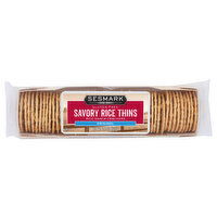 Sesmark Rice Thins, Savory, Original, 3.2 Ounce