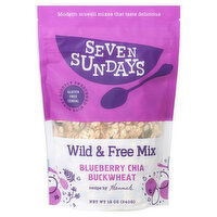 Seven Sundays Wild & Free Mix, Blueberry Chia Buckwheat, 12 Ounce