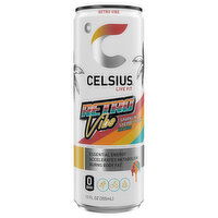 Celsius Live Fit Sparkling Retro Vibe Energy Drink, 12 Fluid ounce
