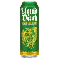 Liquid Death Severed Lime Sparkling Water, 19.2 Fluid ounce