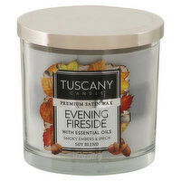 Tuscany Candle Candle, Evening Fireside, 1 Each