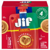 Jif Creamy Peanut Butter, 4 Each