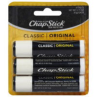 ChapStick Lip Balm, Classic, Original, 3 Each