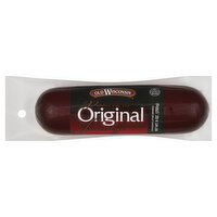 Old Wisconsin Summer Sausage, Premium, Original, 9 Ounce