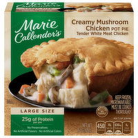 Marie Callender's Creamy Mushroom Chicken Pot Pie Frozen Meal, 15 Ounce