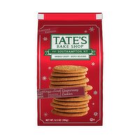 TATE'S Bake Shop Gingersnap Cookies, Holiday Cookies, 6.5 oz, 6.5 Ounce