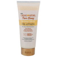 Creme of Nature Pure Honey Curl Activator, Shrinkage Defense, 10.5 Fluid ounce