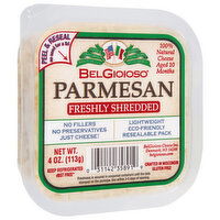 BelGioioso Cheese, Parmesan, Freshly Shredded, 4 Ounce