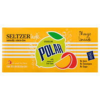 Polar Seltzer'ade, Mango Limeade, 12 fl oz, 8 Each