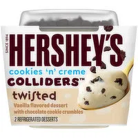 Colliders Colliders HERSHEY'S COOKIES ‘N’ CREME Refrigerated Dessert, 2 Each