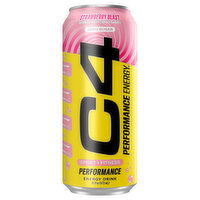 C4 Performance Energy Energy Drink, Zero Sugar, Strawberry Blast, Sport + Fitness, 16 Fluid ounce