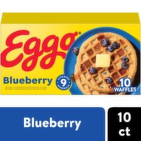 Eggo Frozen Waffles, Blueberry, 12.3 Ounce