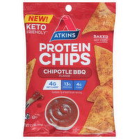 Atkins Protein Chips, Chipotle BBQ Flavor, 1.1 Ounce