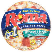 Roma Pizza, Original, Pepperoni & Sausage, 5.36 Ounce