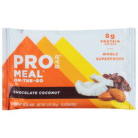 Probar Meal Bar, On-the-Go, Chocolate Coconut, 3 Ounce