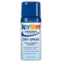 Icy Hot Original Pain Relief Spray, Dry, 4 Ounce