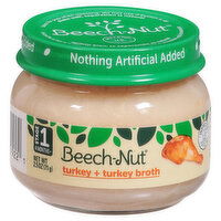 Beech-Nut Turkey + Turkey Broth, Stage 1 (4 Months+), 2.5 Ounce