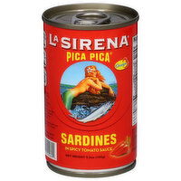 La Sirena Sardines, Pica Pica, in Spicy Tomato Sauce, 5.5 Ounce