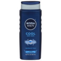 Nivea Men Body Wash, Cool, Menthol & Yuzu, 16.9 Fluid ounce