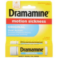 Dramamine Motion Sickness, Original, Tablets, 12 Each