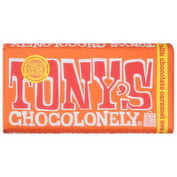 Tony's Chocolonely Milk Chocolate, Caramel Sea Salt, 6.35 Ounce