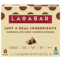 Larabar Chocolate Chip Cookie Dough Fruit & Nut Bar, 6 Each
