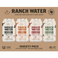 Lone River Ranch Water Variety Pack, 144 Ounce