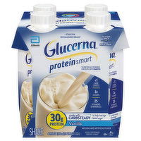 Glucerna Protein Smart Shake, Vanilla, 4 Each