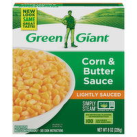 Green Giant Simply Steam Corn & Butter Sauce, Lightly Sauced, 8 Ounce