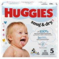 Huggies Snug & Dry Diapers, Disney Baby, 5 (over 27 lb), 25 Each