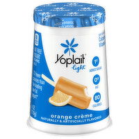 Yoplait Light Yogurt, Fat Free, Orange Creme, 6 Ounce