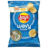 Lay's Potato Chips, Tzatziki, Wavy, 7.5 Ounce