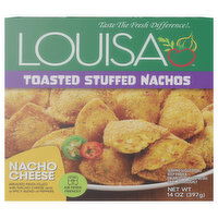 Louisa Stuffed Nachos, Toasted, Nacho Cheese, 14 Ounce