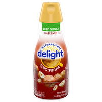 International Delight Coffee Creamer, Zero Sugar, Hazelnut, 32 Fluid ounce