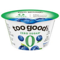 Too Good & Co. Yogurt, Zero Sugar, Blueberry, 5.3 Ounce