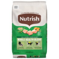 Nutrish Food for Dogs, Real Chicken & Veggies Recipe, Whole Health Blend, Adult, 28 Pound