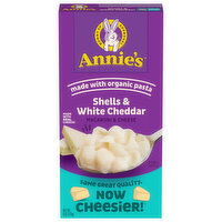 Annie's Macaroni & Cheese, Shells & White Cheddar, 6 Ounce