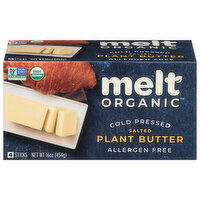 Melt Organic Plant Butter, Salted, Sticks, 4 Each