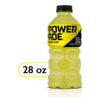 Powerade Sports Drink, Lemon Lime, 28 Fluid ounce