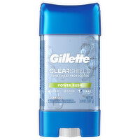 Gillette Antiperspirant/Deodorant, Powder Rush, Clear Gel, 72Hr Sweat Protection, 3.8 Ounce